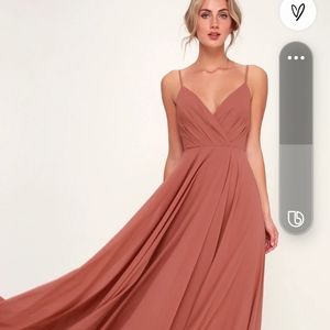 All aboutt that love rusty rose dress